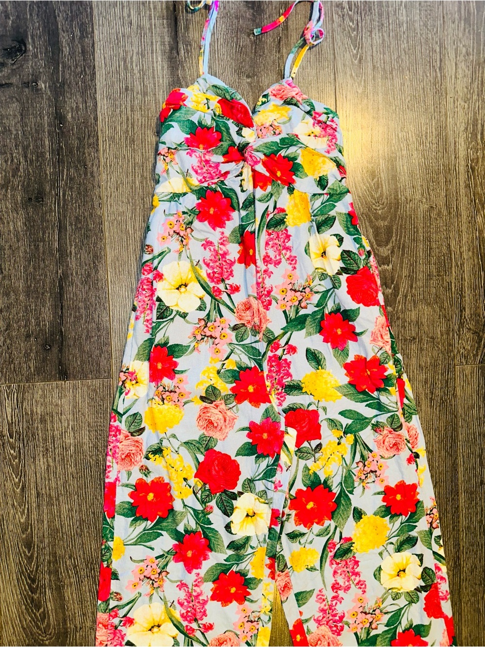 Old Navy Woman Tropical Floral One-Piece Jumpsuit - Picture 2 of 6